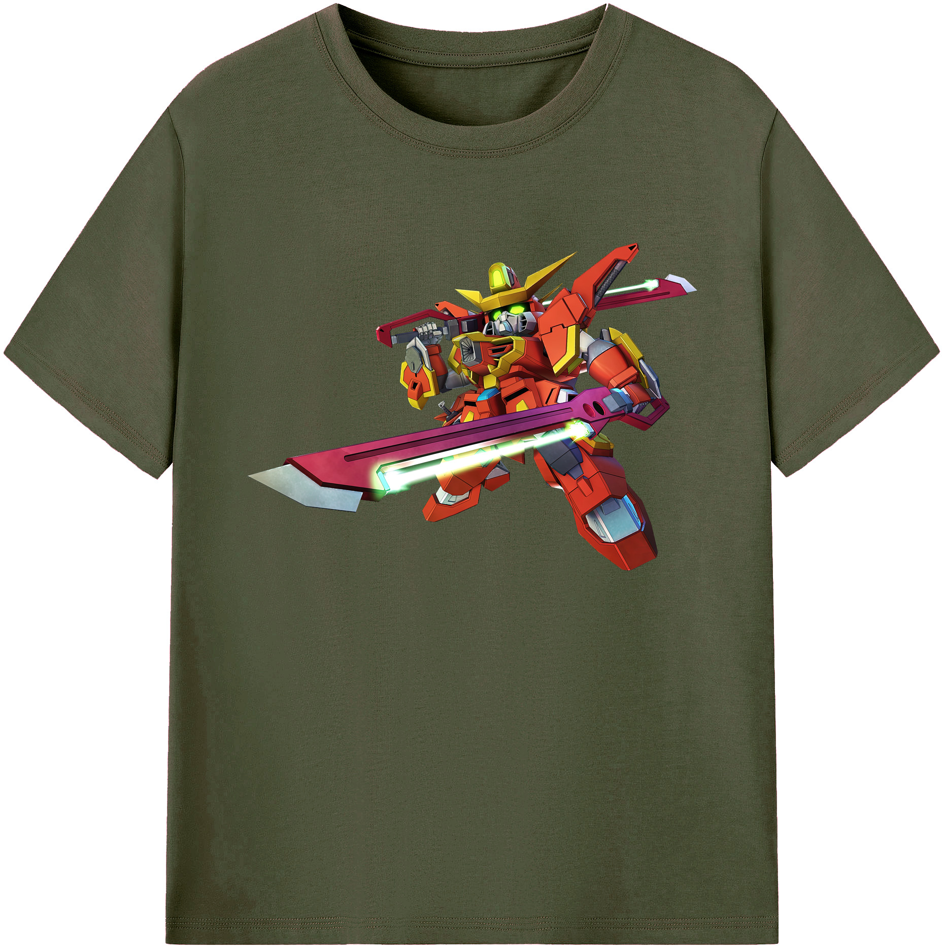 （画像用） 機動戦士ガンダム Mobile Suit Gundam 綿100％ メンズ半袖Tシャツ｜肌触りやわらか＆通気性